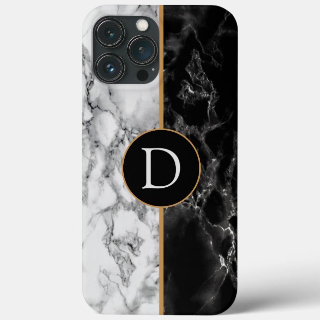 Letra personalizada capas de iphone branca escura (Verso)
