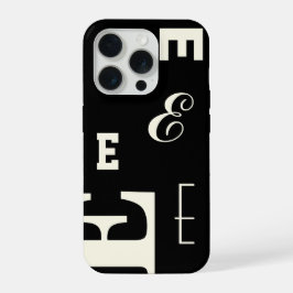 Letra Personalizada, Monograma Color Pop, Preto e 