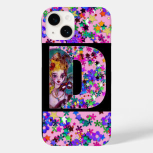 LETRA VENETIAN DO MONOGRAMA D DO MASCARADA DOS