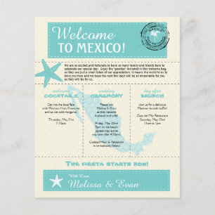 Letra verde da boa vinda do casamento de México d
