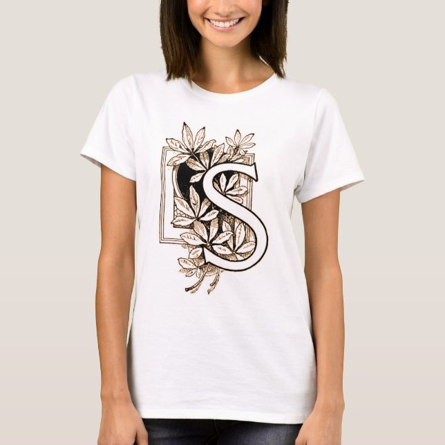 Letra Vintage 'S' Collage - Camisa (Frente)