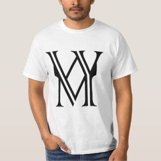 Letra W&M ( matéria branca viva ) T-Shirt