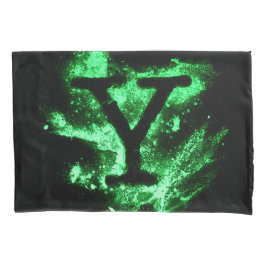 Letra Y Verde Maiúscula Alfabeto