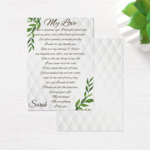 Letras a meu marido