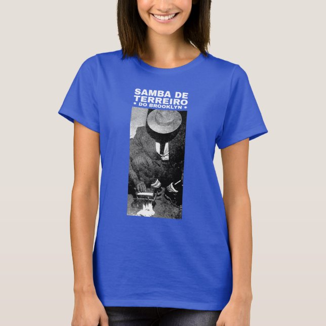 Letras brancas T-Shirt femininas (Frente)