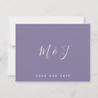 Letras Iniciais Casamento Lavanda Salve a Data