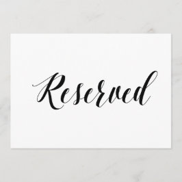 Letreiro de Casamento Estilo Caligráfico "Reservad