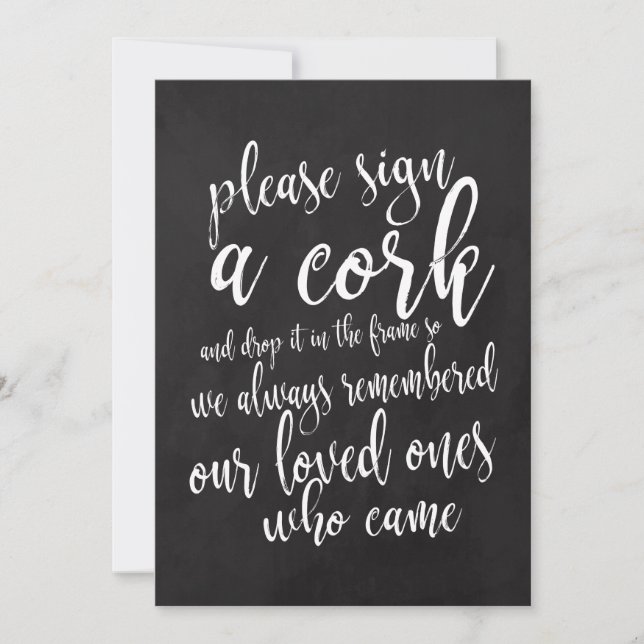 Letreiro de Casamento Quadro-negro Livro de Visita (Frente)