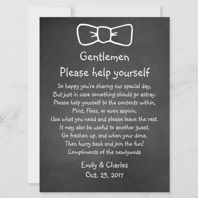 Letreiro de Cesta de Casamento com Estilo de Quadr (Frente)