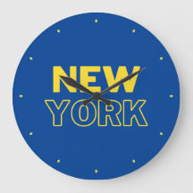 Letreiro de Nova York Relógio Grande