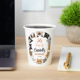 Let's Pawty Cat 5th Birthday | Custom Birthday Kid