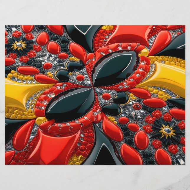 Letterhead com Alemanha Colors Design (Frente)