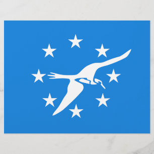 Letterhead com bandeira de Corpus Christi, EUA