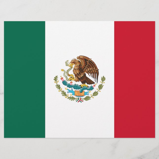 Letterhead com Bandeira do México (Frente)