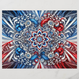 Letterhead com Design de cores francesas