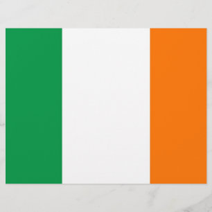 Letterhead com Flag da Irlanda