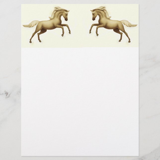 Letterhead de Cavalos Espirituados (Frente)