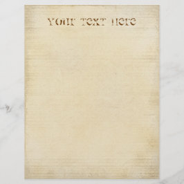 Letterhead de Pergaminho Antigo