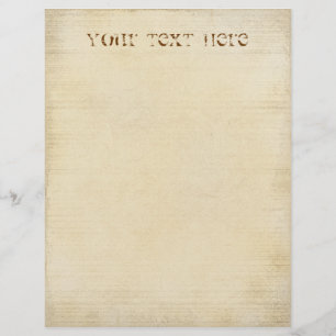 Letterhead de Pergaminho Antigo