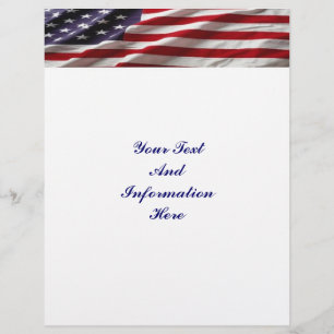 Letterhead de Sinalizador EUA