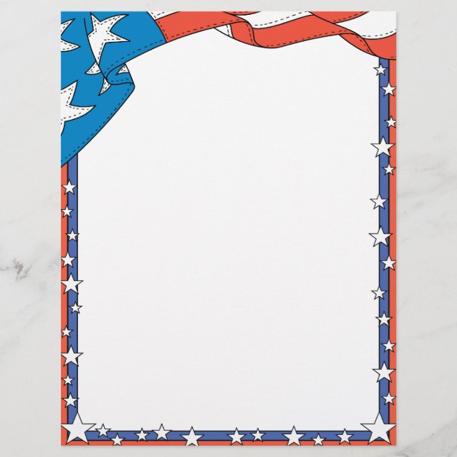 Letterhead Patriótica USA (Frente)