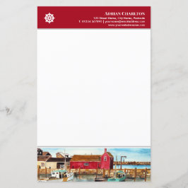Letterhead Rockport Harbor Massachusetts