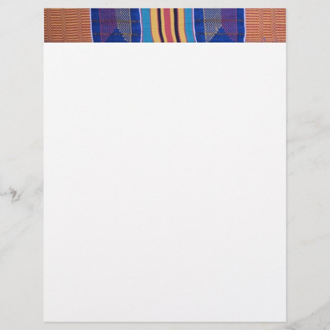 Letterhead, têxtil africano nº 2 (Frente)
