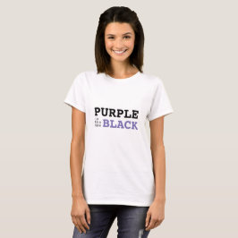 Leuk T-shirt opdruk met Purple is the new Black