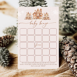 Leva um jogo de bingo de Chá de fraldas de inverno