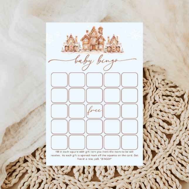 Leva um jogo de bingo de Chá de fraldas de inverno (Criador carregado)