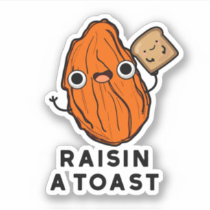 Levantamento De Um Adesivo De Comida De Toast Cute
