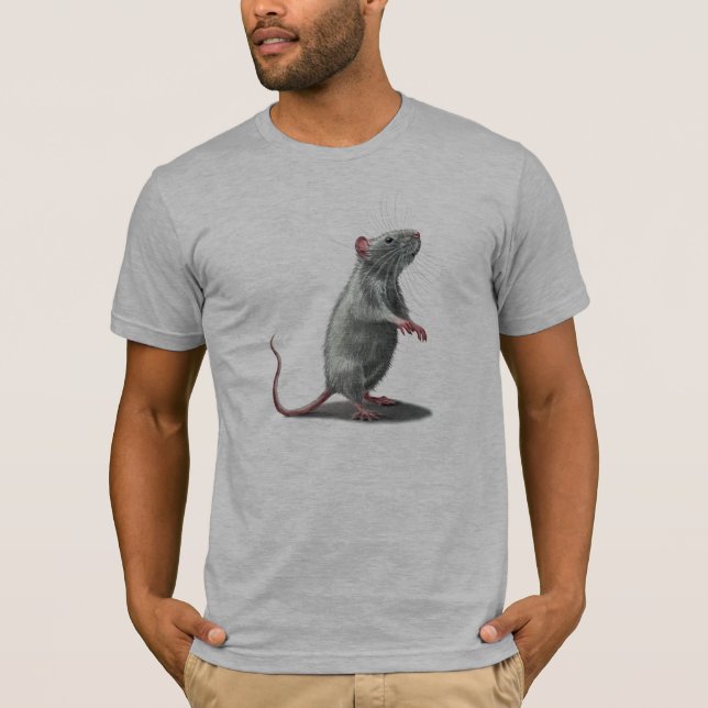 Levantando-se o rato no t-shirt (Frente)