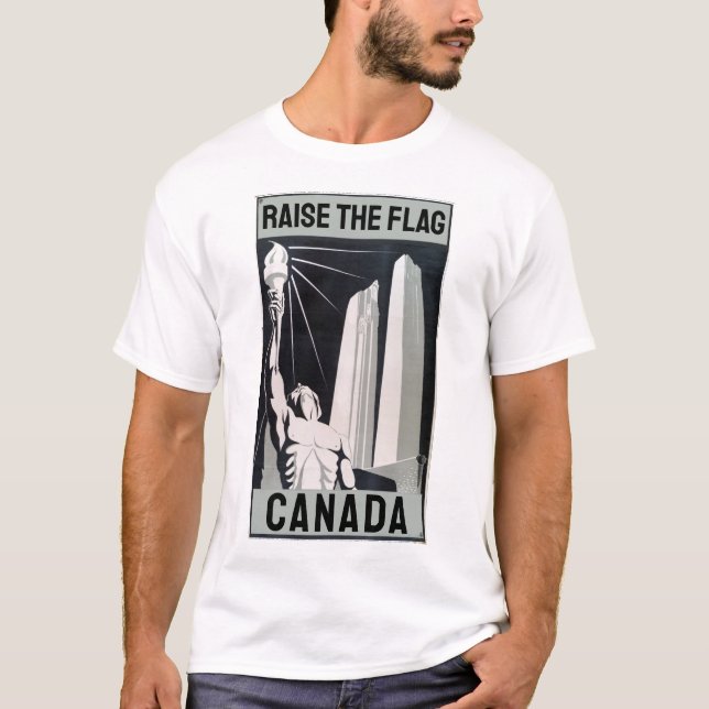 Levante A Camisa Memorial Do Canadá (Frente)