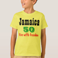 levante-se com as t-shirts jamaica livres