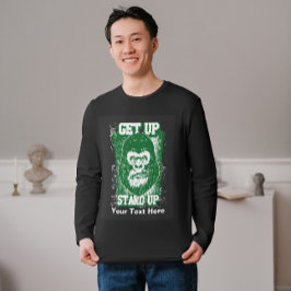 Levante-se e coloque-se na camisa