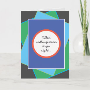 Levante seus espírito! Cartão de Encouragment