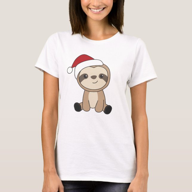 Leve Natal Neve Animais de inverno Lútero Camisa T (Frente)