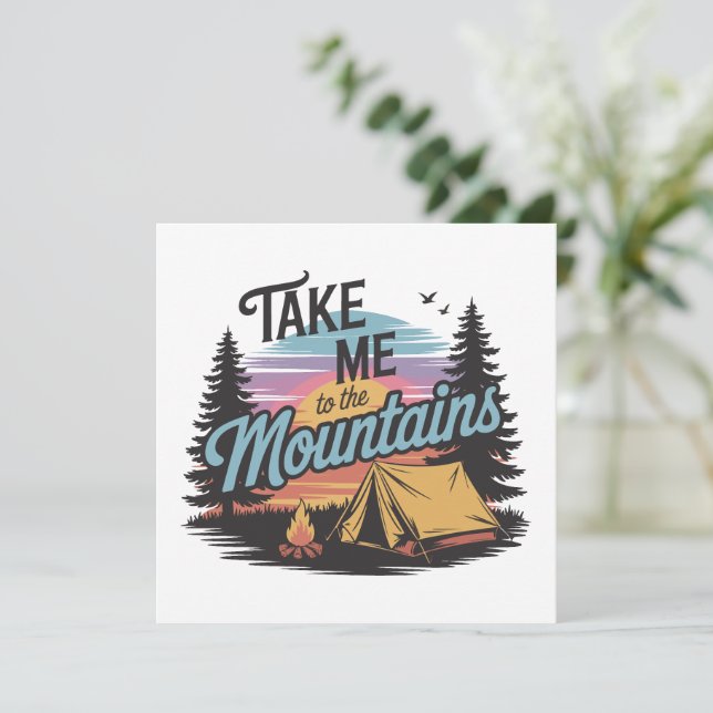 Levem-Me Para As Montanhas - Acampamento Da Nature (Em pé/Frente)