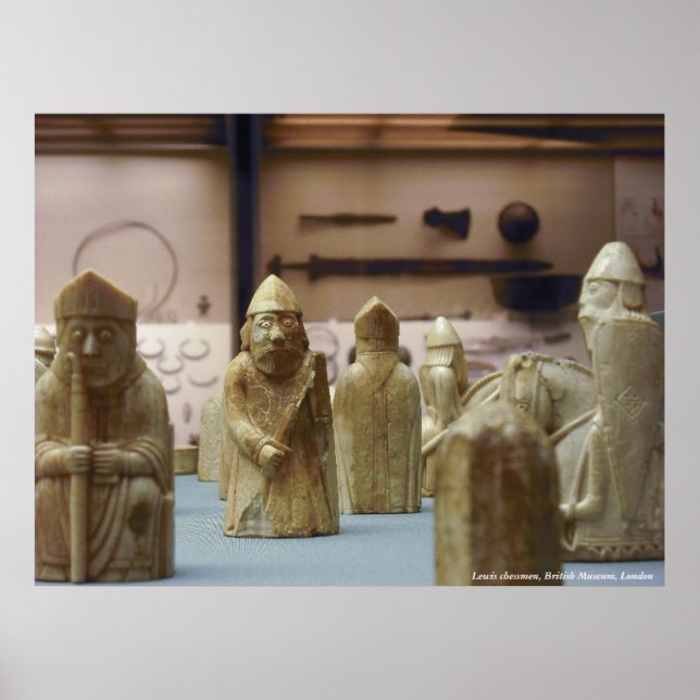 Lewis Chessmen poster (Frente)