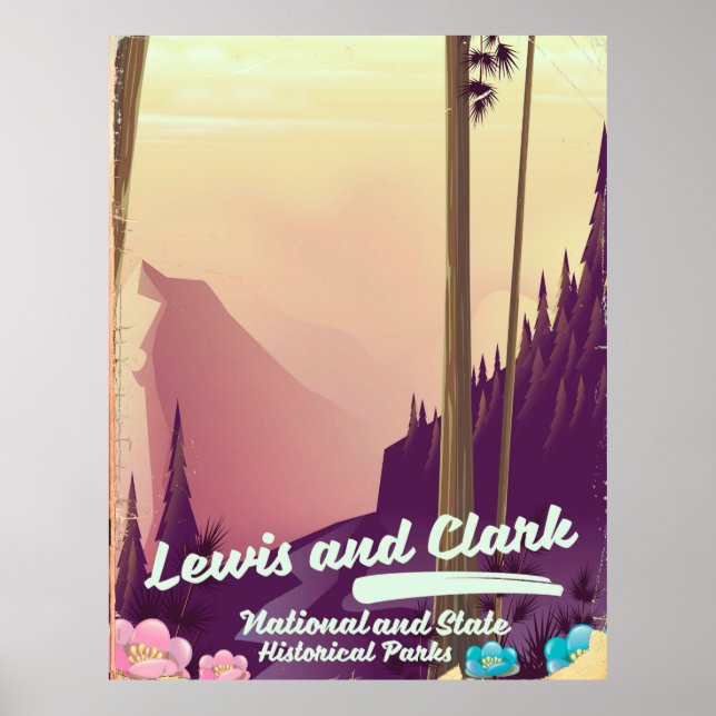 Lewis e Clark National e State Park poster (Frente)
