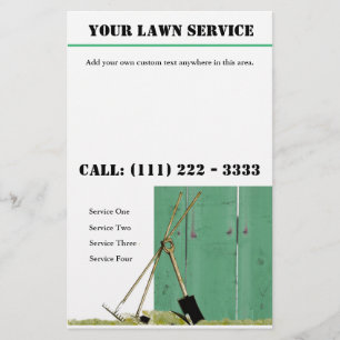 Lewn Service Landscaping Business Flyer