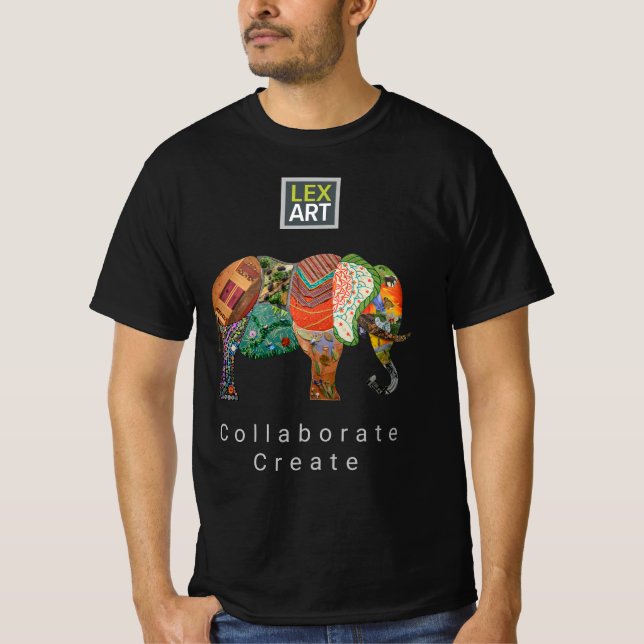 LexArt Colaborar Camisa v2 - Cor Escura (Frente)