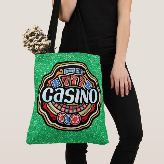 Lg. CASINO Tote - Ver Verso (Close Up)