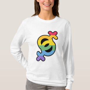 LGBT+Orgulho. Arco-íris. Camiseta