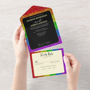 LGBT pavilhão arco-íris faísca casamento lésbico g