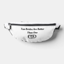 LGBTQ Branca Fanny Pack