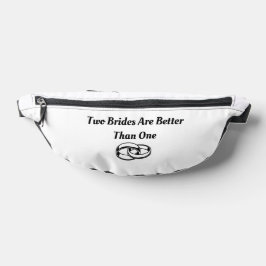 LGBTQ Branca Fanny Pack