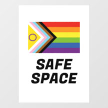 LGBTQ de Espaço Seguro Incluindo Sinalizador de Or