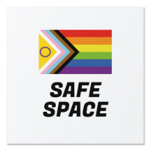 LGBTQ de Espaço Seguro Incluindo Sinalizador de Or