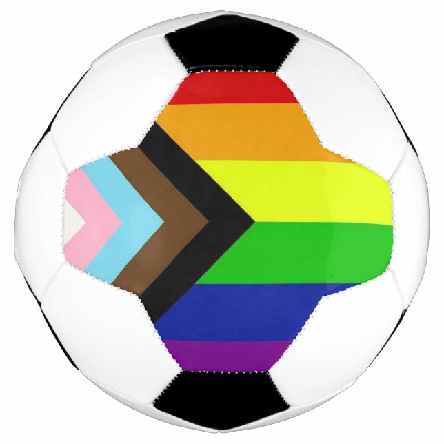 LGBTQ+ Orgulho de Bola de Futebol (Frente)